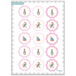Stickers plancha Peter Rabbit rosa 15s 1u